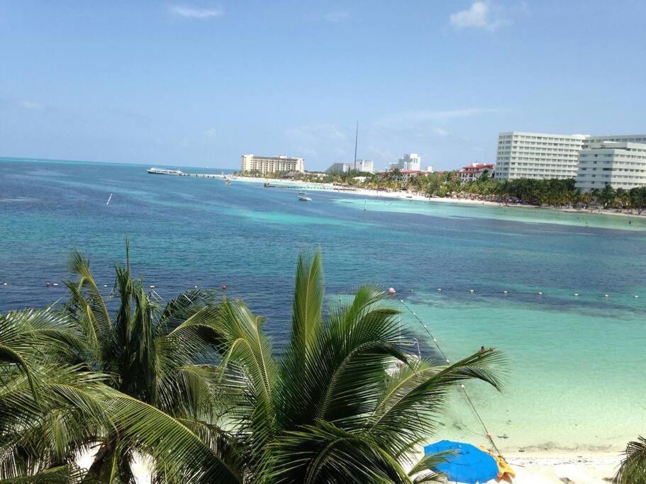 Amazing Ocean Front. 418 Apartment Cancun Bagian luar foto